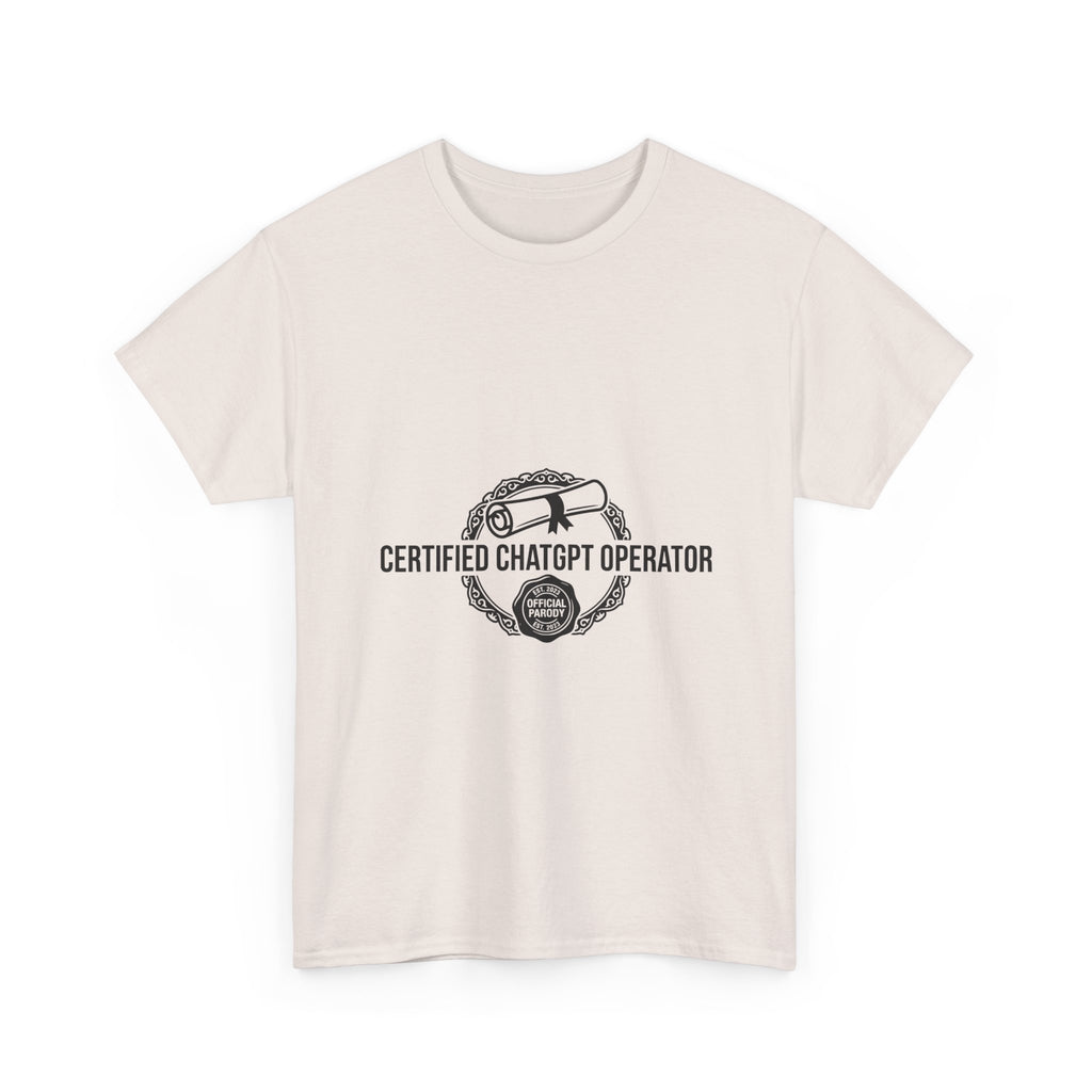 Certified ChatGPT Operator — Light Tee