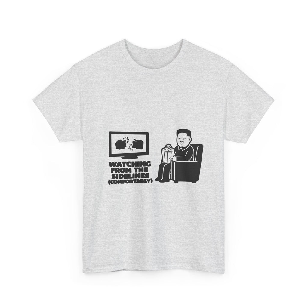 Kim Jong Un Popcorn - Iran War Spectator Meme Tee