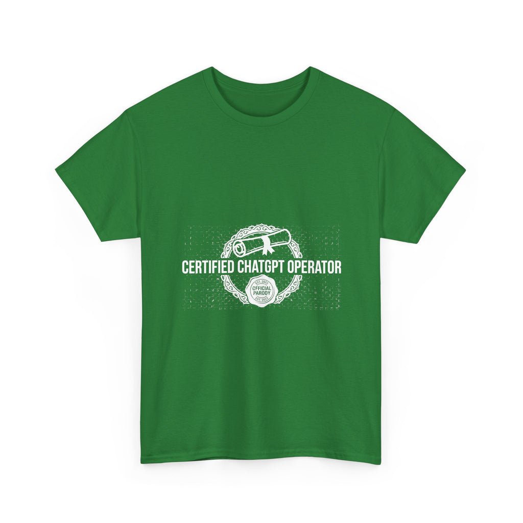 Certified ChatGPT Operator — Dark Tee