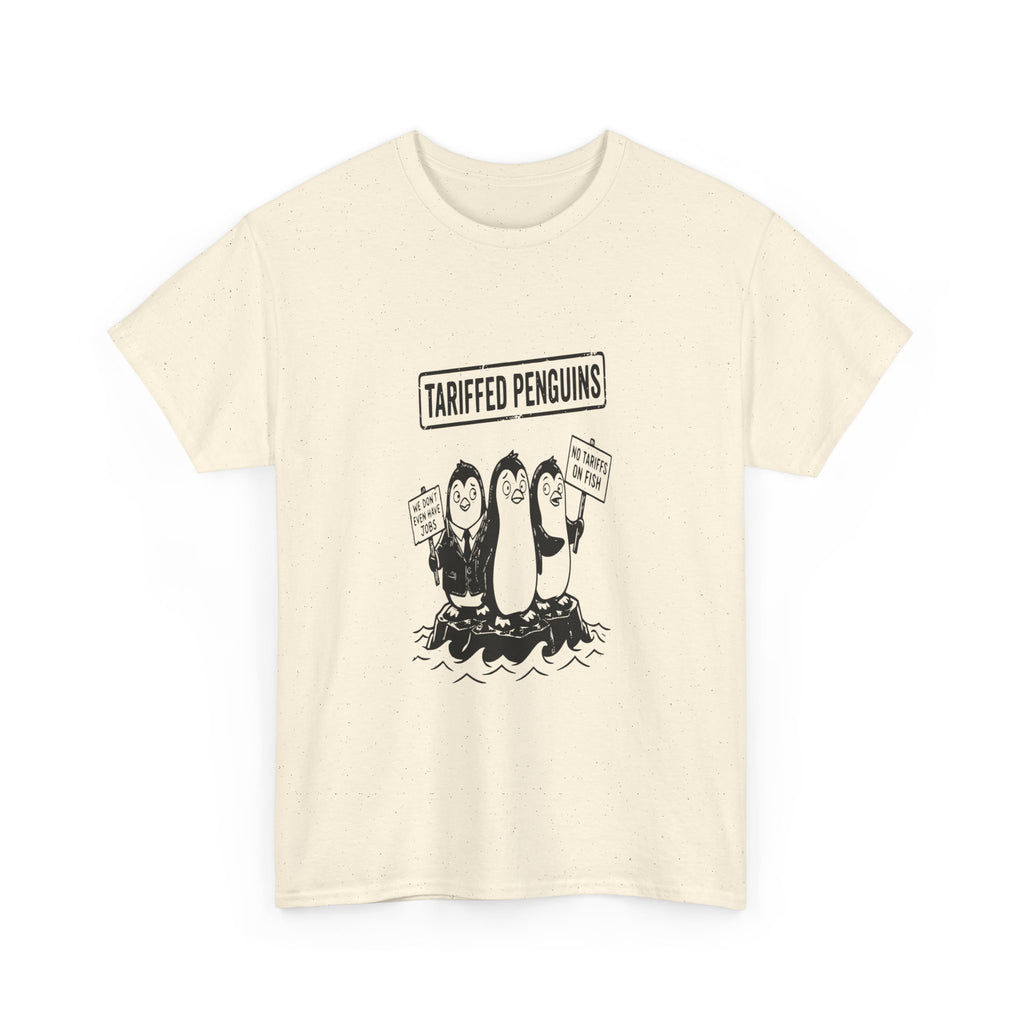 Tariffed Penguins — Light Tee
