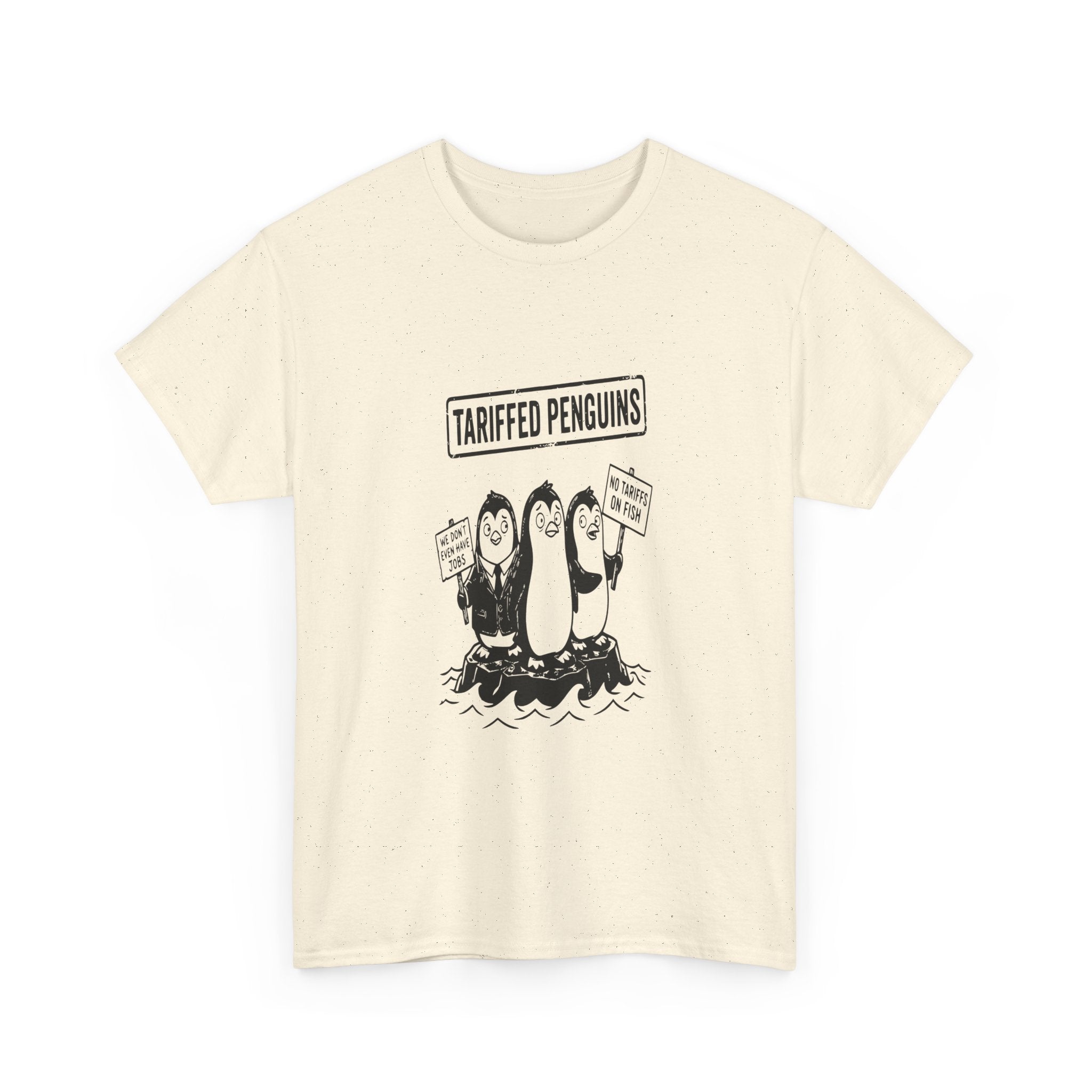 Tariffed Penguins — Light Tee