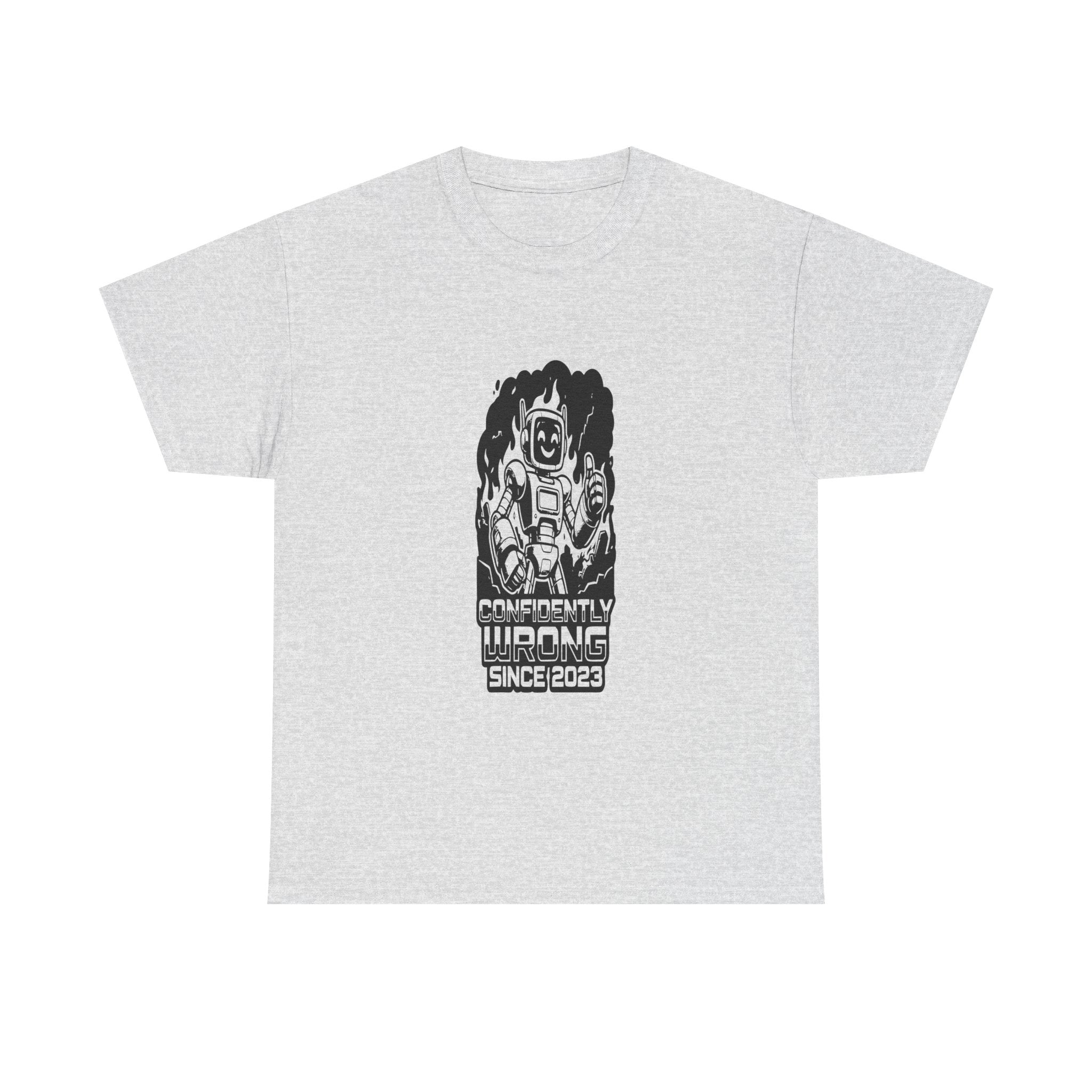 Confidently Wrong AI - Light Tee | Cap Riot