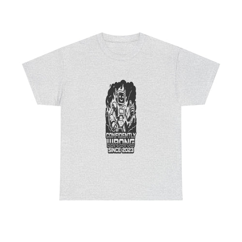 Confidently Wrong AI - Light Tee | Cap Riot