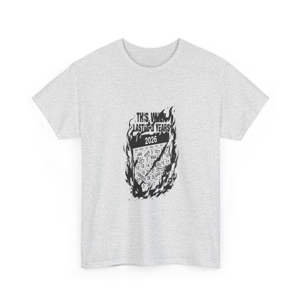 2026 Calendar Chaos - Light Tee | Cap Riot