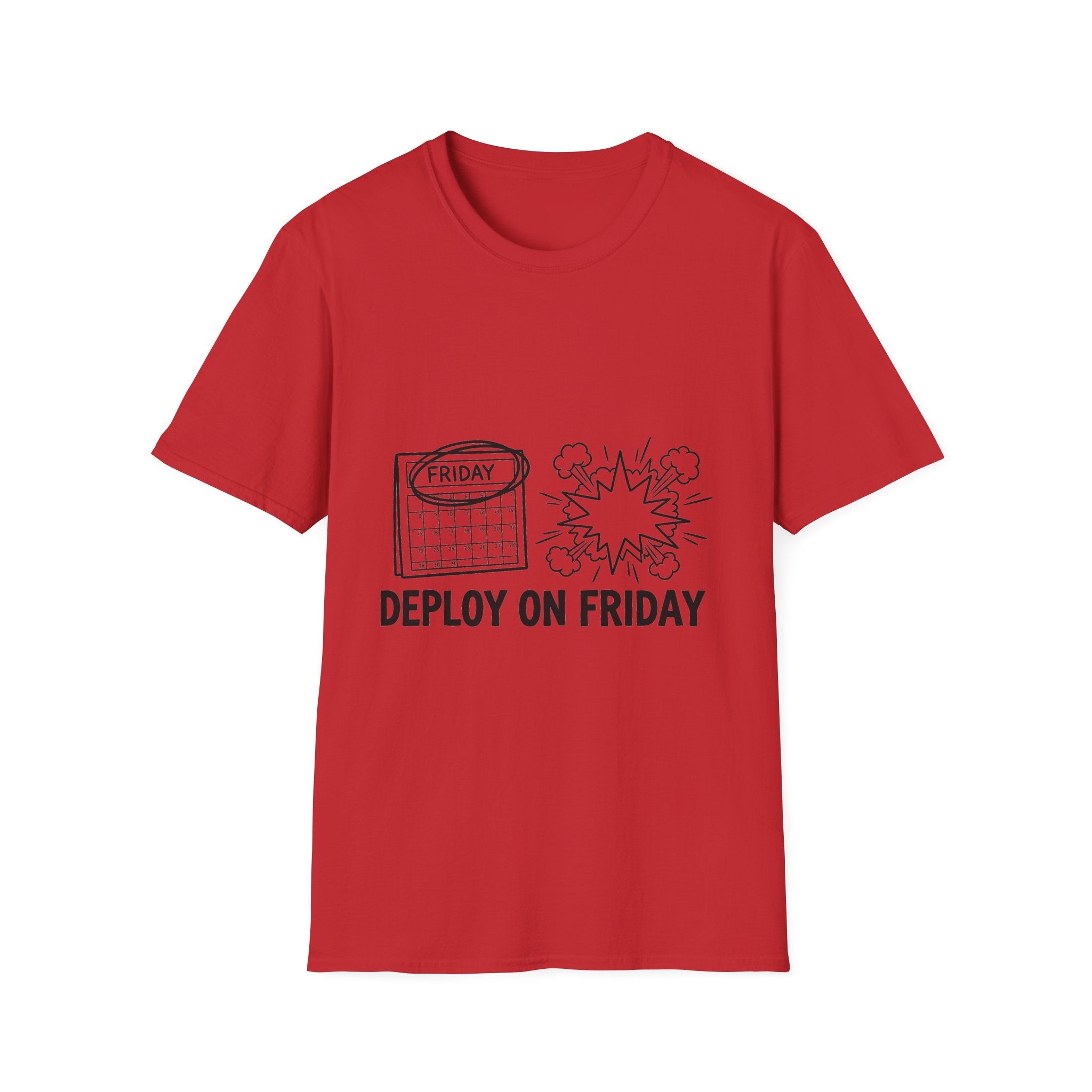Deploy On Friday Funny T-Shirt