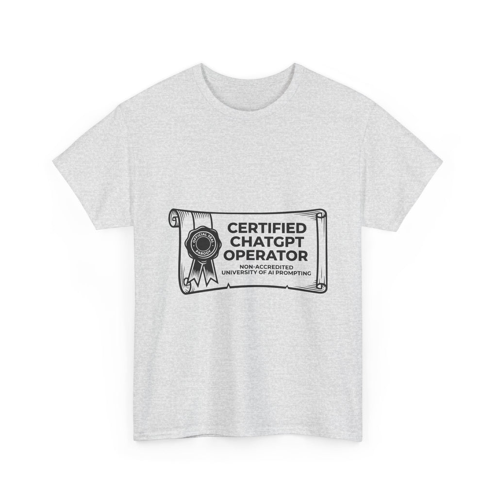 Certified ChatGPT Operator (Light Tee)