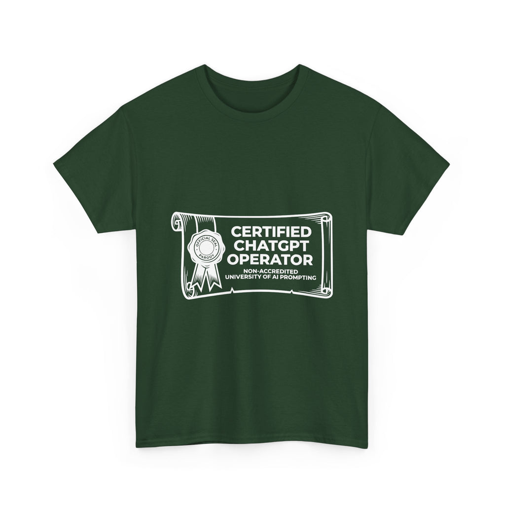 Certified ChatGPT Operator (Dark Tee)