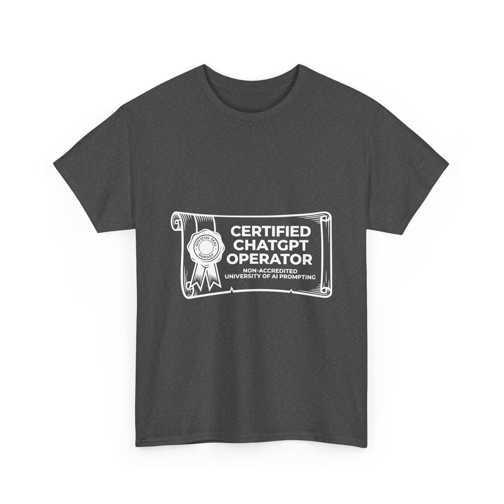 Certified ChatGPT Operator (Dark Tee)