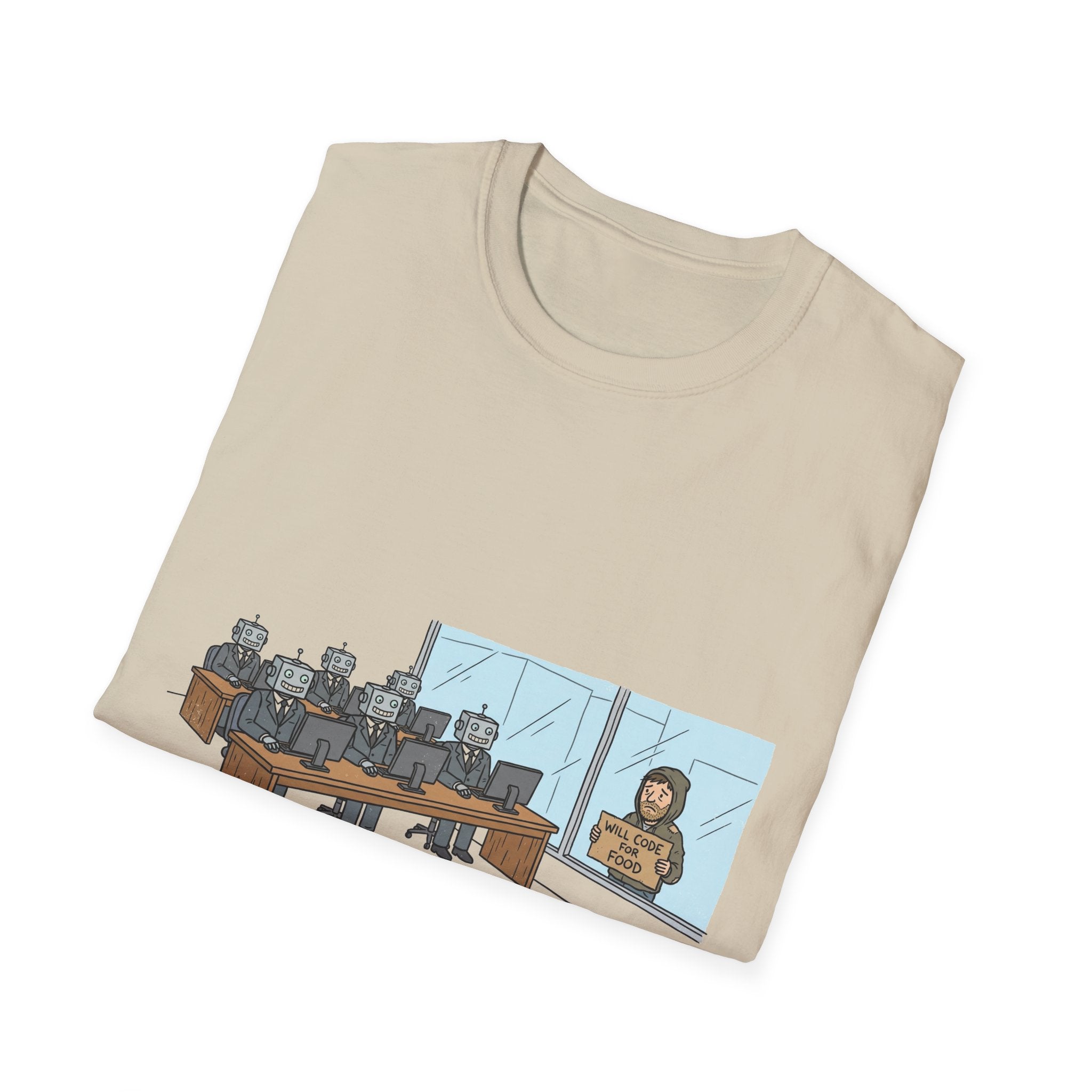 AI Takeover Funny Meme T-Shirt