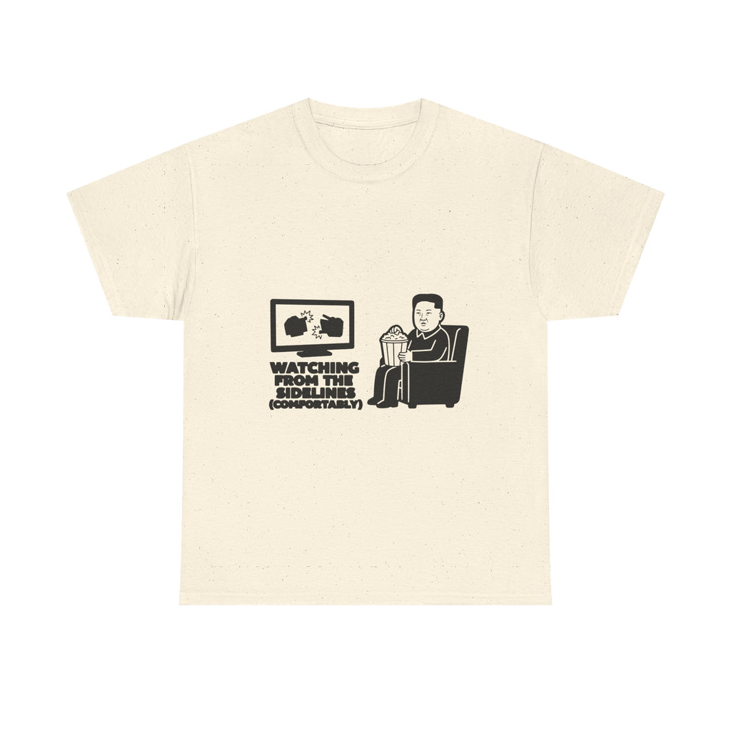 Kim Jong Un Popcorn - Iran War Spectator Meme Tee