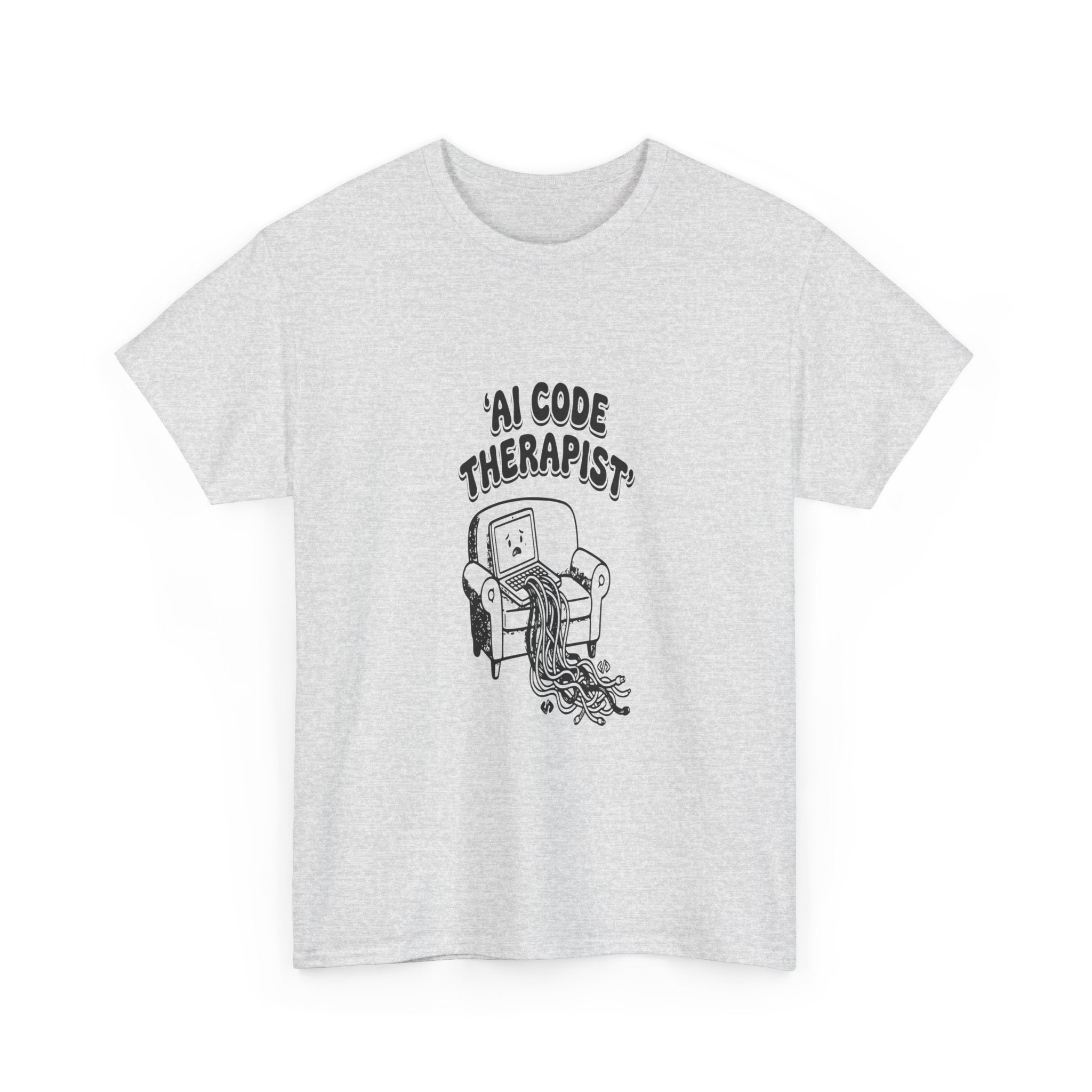 AI Spaghetti Code Therapist — Light Tee