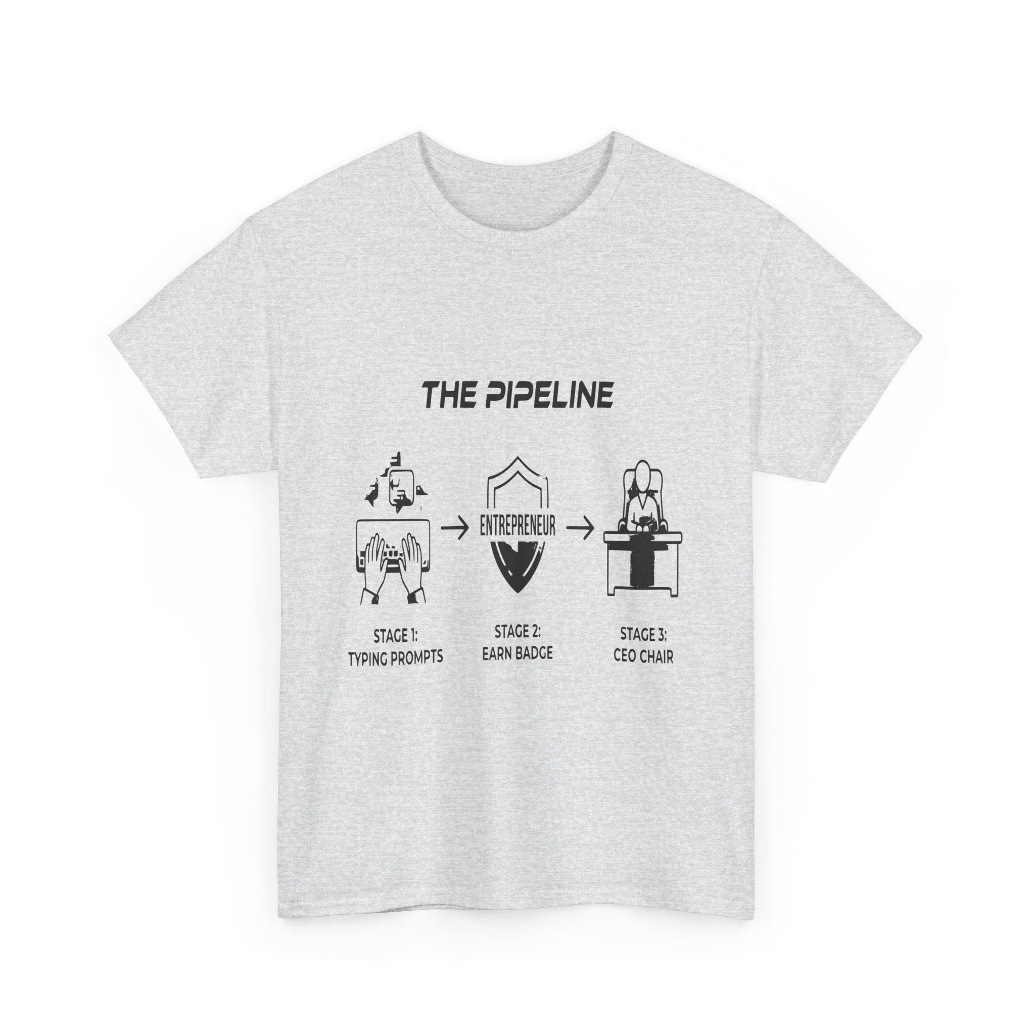 Prompt Engineer CEO - Light Tee | Cap Riot