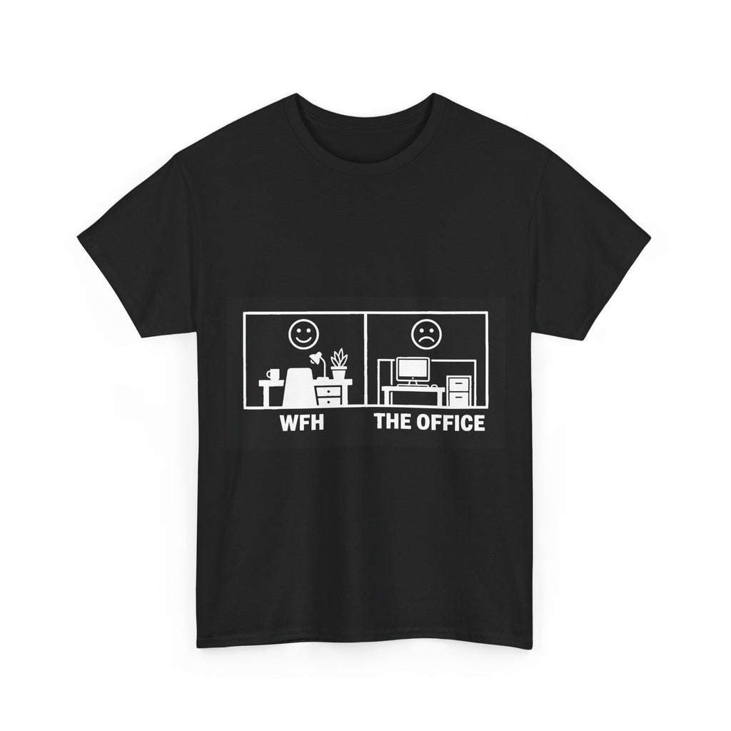 WFH vs The Office - Black Tee
