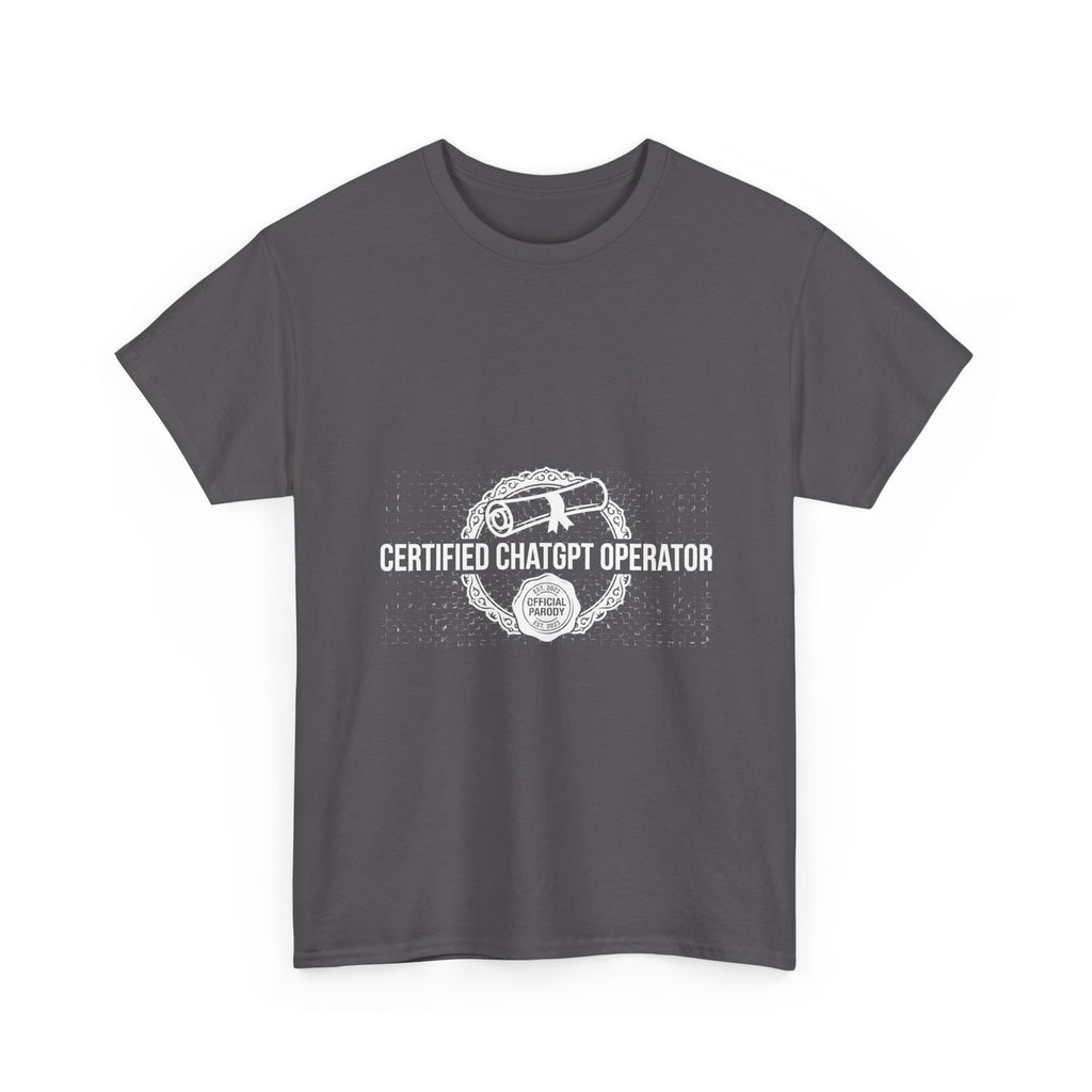 Certified ChatGPT Operator — Dark Tee