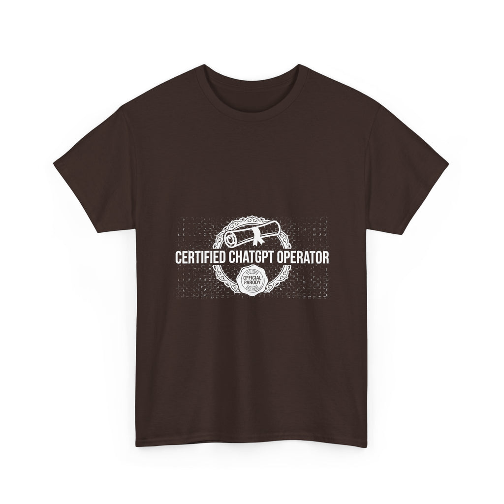 Certified ChatGPT Operator — Dark Tee