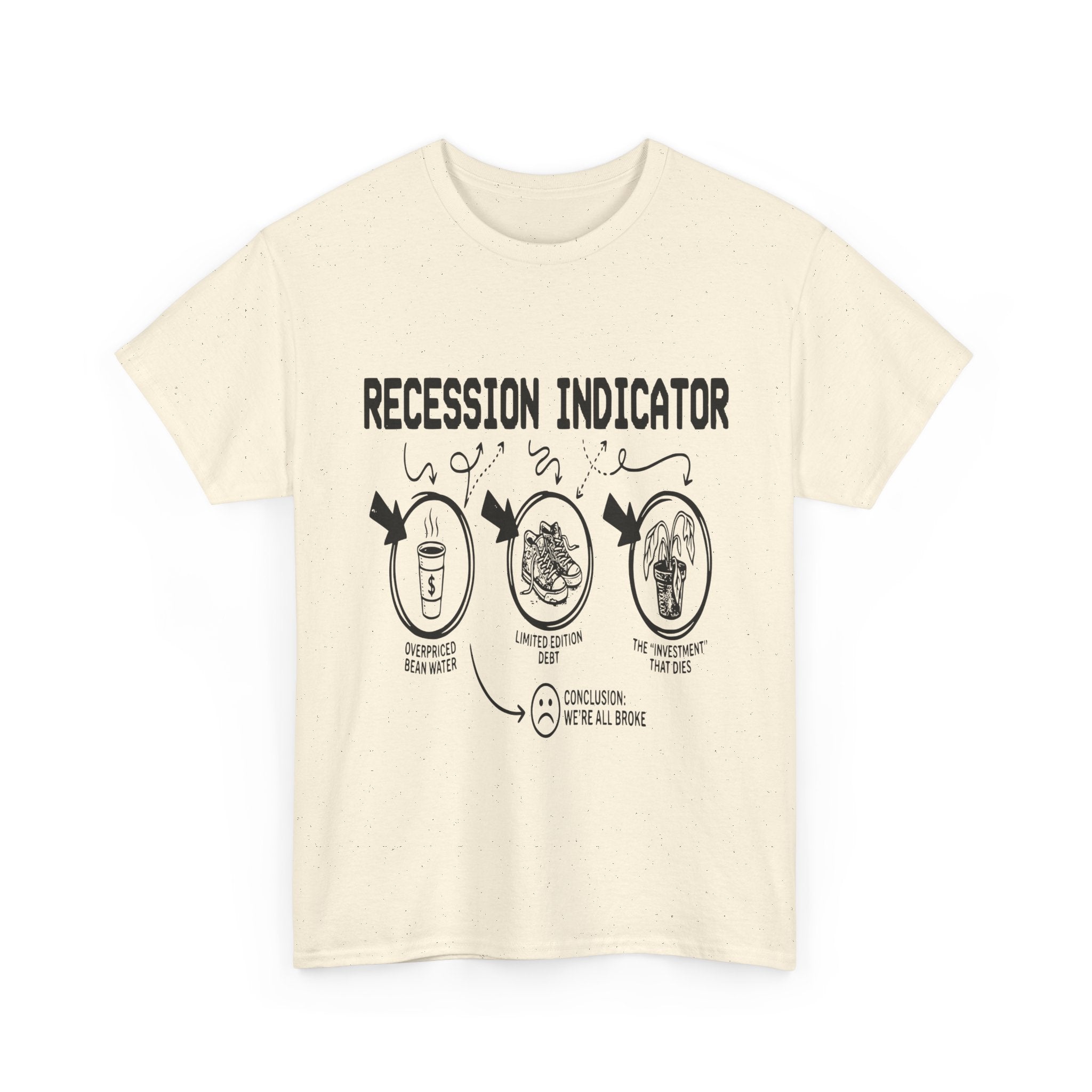 Recession Indicator - Light Tee