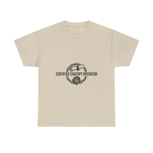 Certified ChatGPT Operator — Light Tee