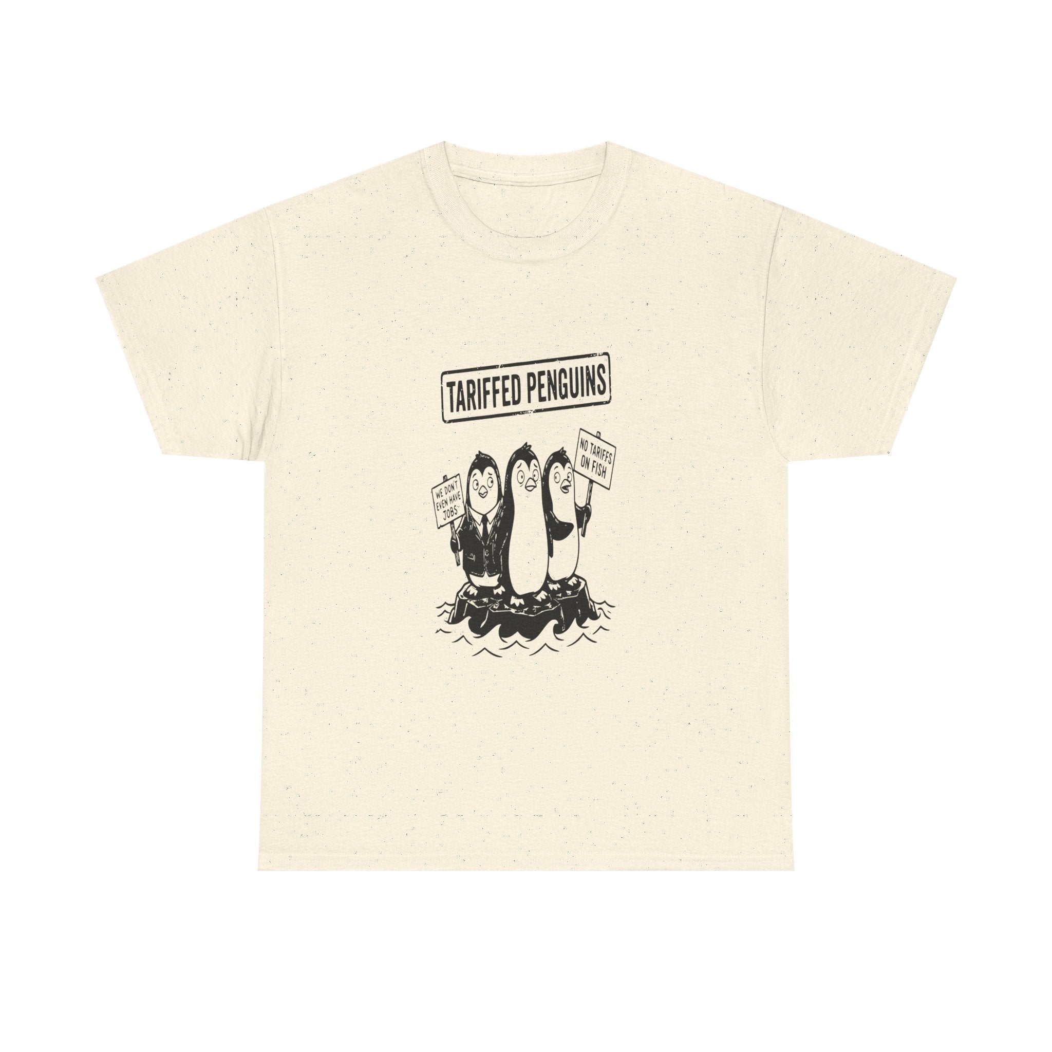 Tariffed Penguins — Light Tee