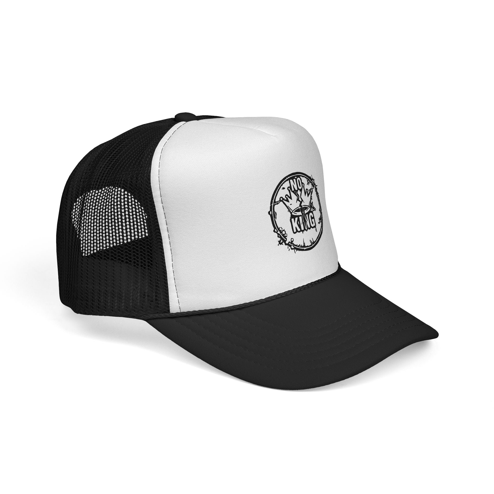 Trucker Cap with 'No King' Design - Casual Headwear for Rebels, Perfect for Festivals, Picnics, & Outdoor Adventures, Unique Gift for [...]