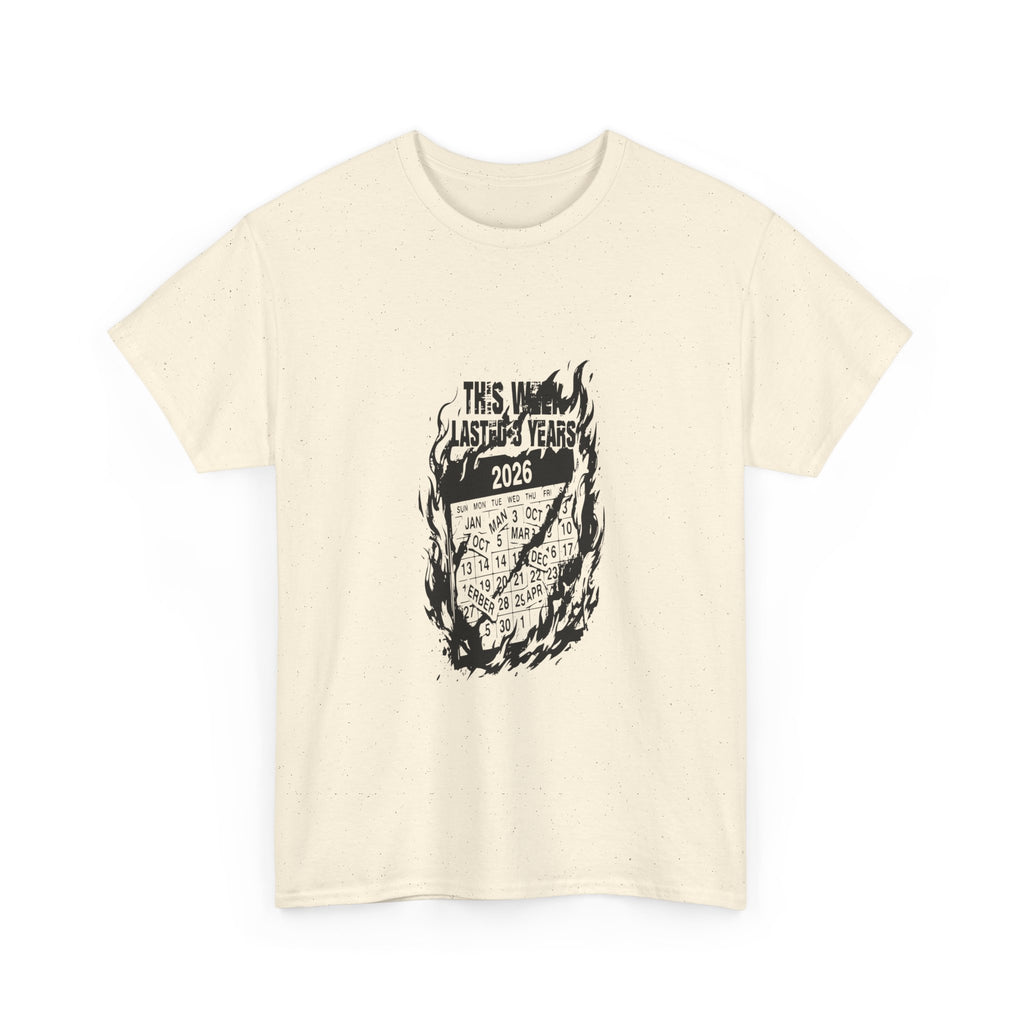 2026 Calendar Chaos - Light Tee | Cap Riot